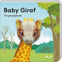 Foto van Vingerpopboekje baby giraf - hardcover (9789463337939)