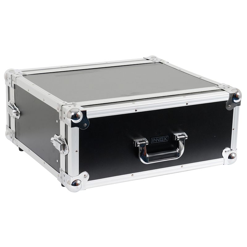 Foto van Innox basic line rack 4u-35 doubledoor flightcase 4u, 35 cm