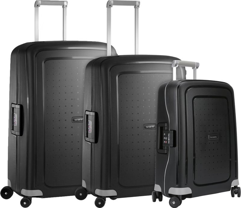 Foto van Samsonite s'cure spinner 75+69+55 cm black kofferset