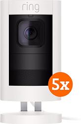 Foto van Ring stick up cam elite wit 5-pack