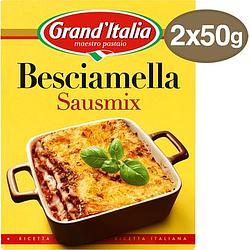 Foto van Grand'sitalia besciamella sausmix voor lasagne 2 x 50g bij jumbo