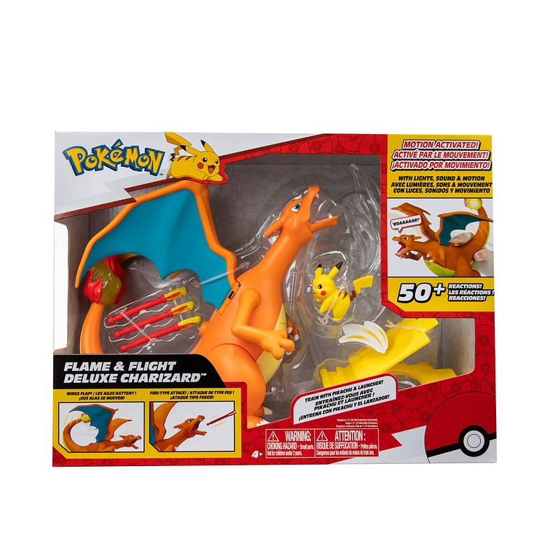 Foto van Pokémon flame & flight deluxe charizard figuur