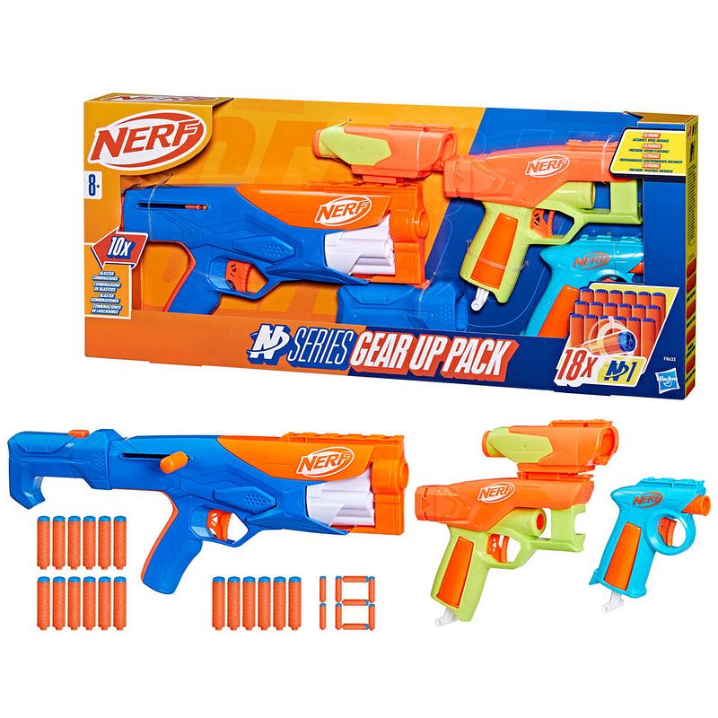 Foto van Nerf n series gear up pack blaster