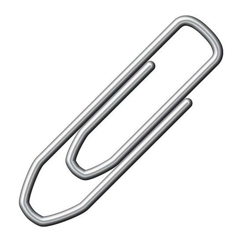 Foto van 1000 stuks kleine paperclips 21 mm - paperclip