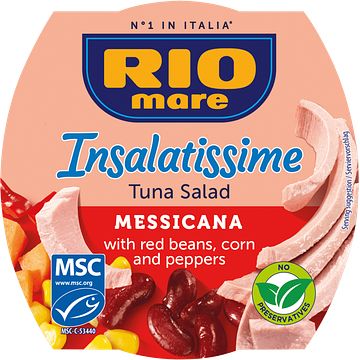 Foto van Rio mare insalatissime tuna salad messicana 160g bij jumbo