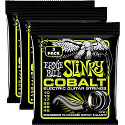 Foto van Ernie ball 3721 cobalt regular slinky 3 pack