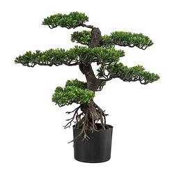 Foto van Kopu® kunstplant bonsai 65 cm - in zwarte pot - bonsai boompje