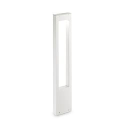Foto van Moderne witte vloerlamp - ideal lux vega - aluminium - g9 - 15 x 5 x 80 cm