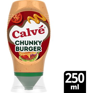 Foto van Calve knijpfles chunky burger saus 250ml bij jumbo