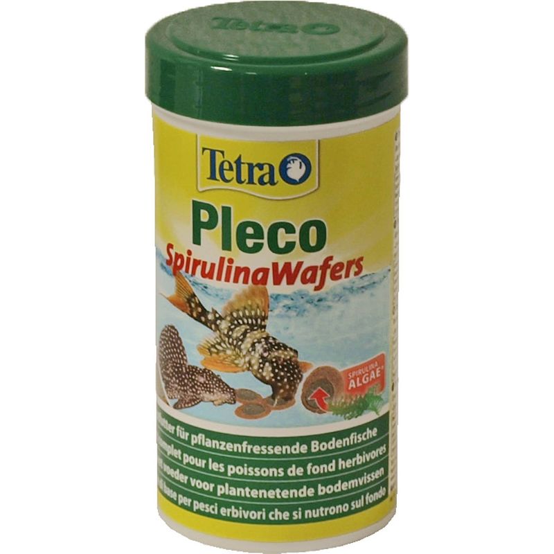 Foto van Tetra - pleco spirulina wafers 250 ml