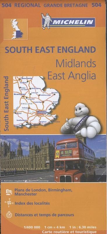 Foto van 504 south east england, midlands, east anglia - paperback (9782067183322)