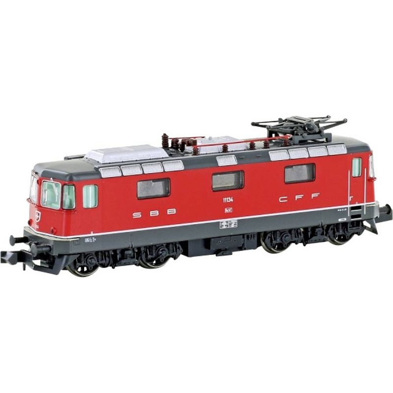 Foto van Hobbytrain h3021 n e-loc re 4/4 ii 1e serie rood van de sbb