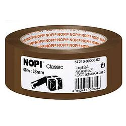 Foto van Nopi classic 57210-00000-04 pakband bruin (l x b) 66 m x 38 mm 1 stuk(s)