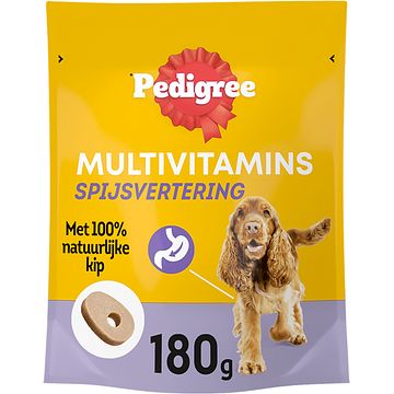 Foto van Pedigree multivitamines spijsvertering supplementen hondensnacks 180g bij jumbo