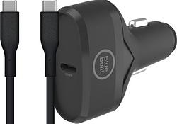 Foto van Bluebuilt power delivery autolader 30w + veripart usb c kabel 2m kunststof zwart