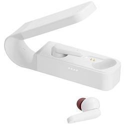 Foto van Hama spirit pocket in ear headset bluetooth hifi stereo wit indicator voor batterijstatus, headset, oplaadbox, touchbesturing