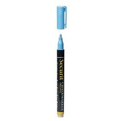 Foto van Blauwe krijtstift ronde punt 1-2 mm - krijtstiften