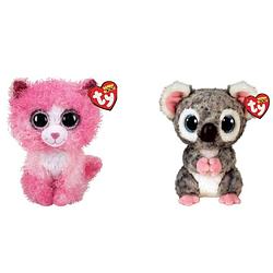 Foto van Ty - knuffel - beanie boo's - reagan cat & karli koala