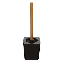 Foto van Five® - toiletborstel in houder - bamboe - zwart