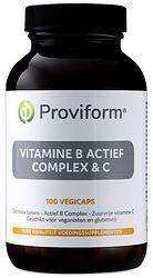 Foto van Proviform vitamine b actief complex & c capsules