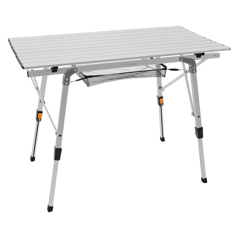 Foto van Campingtafel opvouwbaar 90x51,5 cm zilver aluminium ml-design