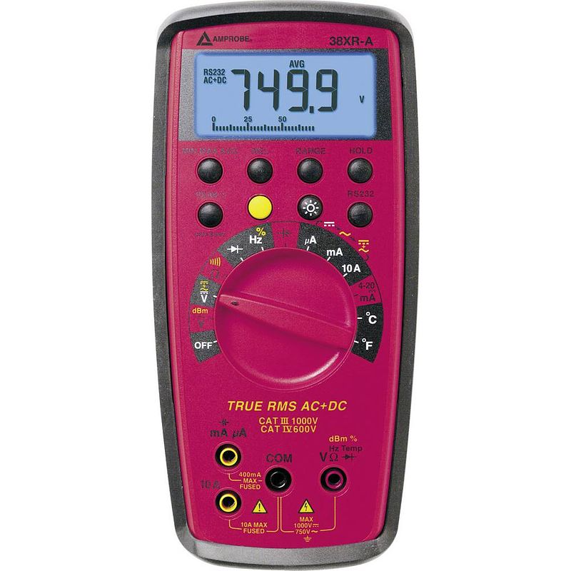 Foto van Beha amprobe 38xr-a-d multimeter digitaal cat iii 1000 v, cat iv 600 v weergave (counts): 9999