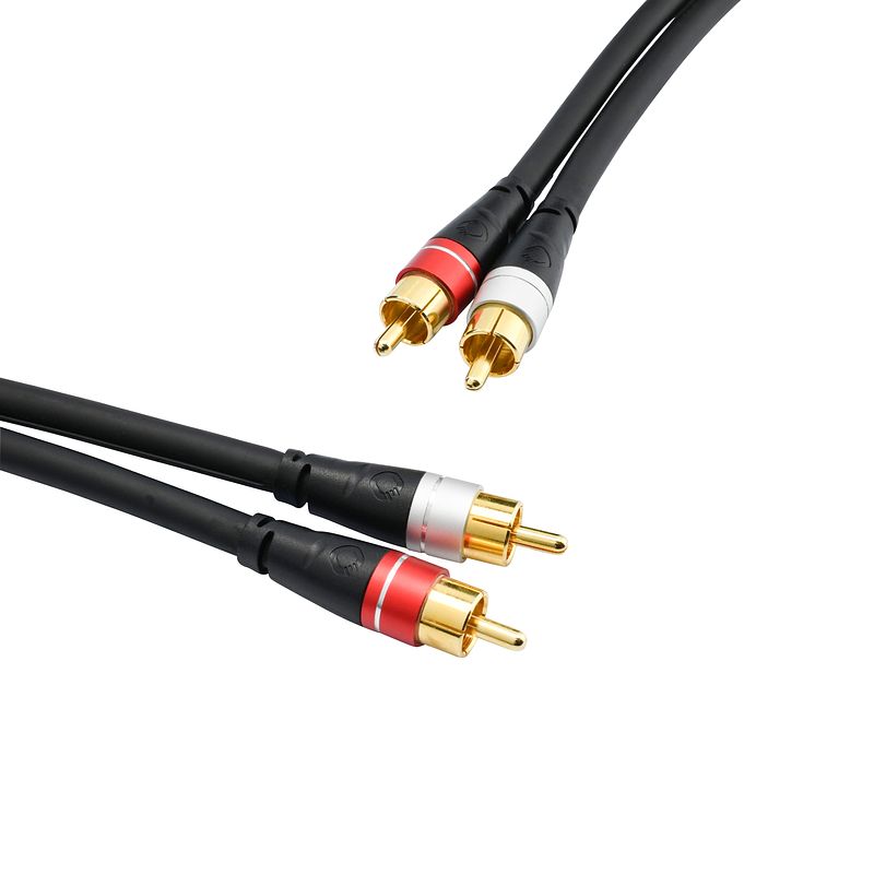 Foto van Oehlbach sl rca cable 1,0 m luidspreker kabel zwart