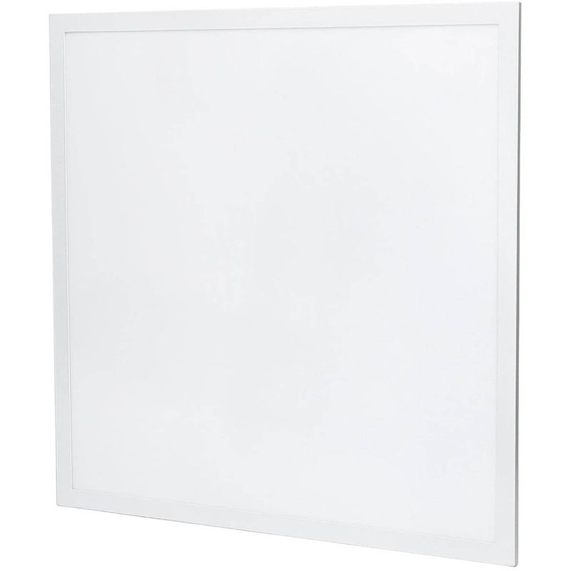 Foto van Led paneel - aigi limno - 60x60 - aanpasbare kleur cct - 32w inbouw vierkant - smart wifi - dimbaar - mat wit -