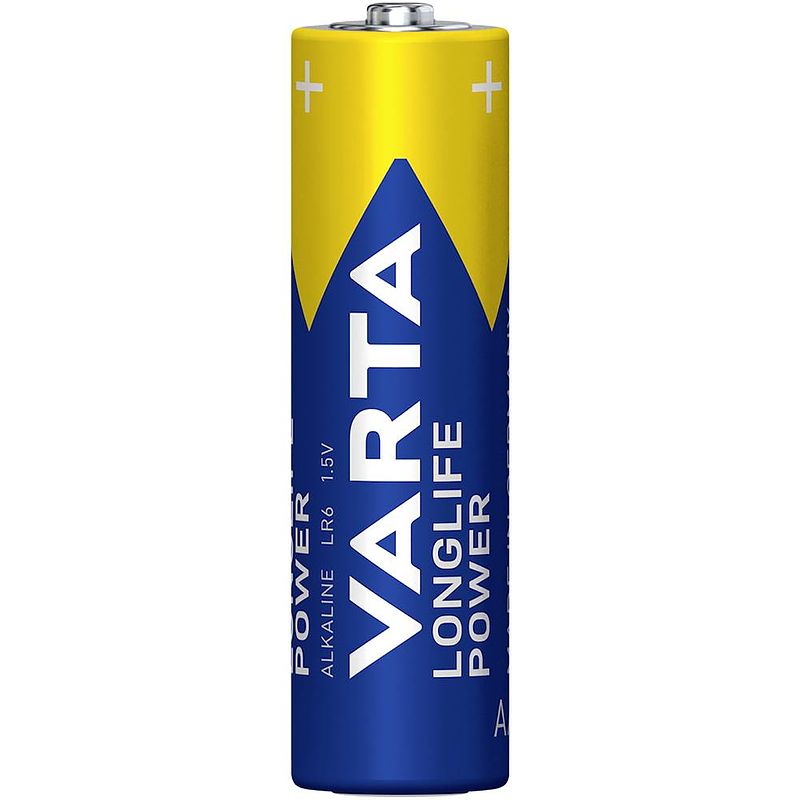 Foto van Varta longlife power aa big box 12 aa batterij (penlite) alkaline 1.5 v 12 stuk(s)