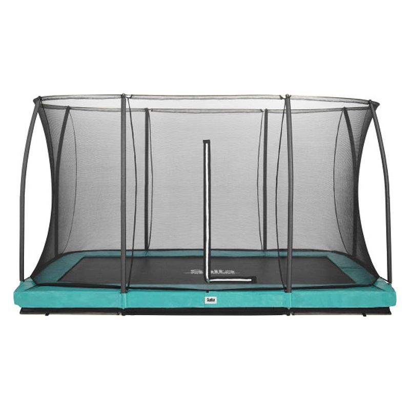 Foto van Trampoline - salta comfort edition ground - 244 x 366 cm - groen