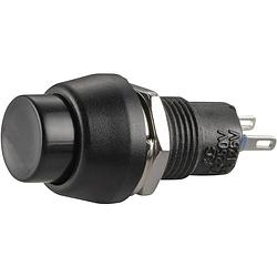 Foto van Tru components tc-r13-84a-05bk druktoets 250 v/ac 1 a 1x uit/(aan) moment 1 stuk(s)