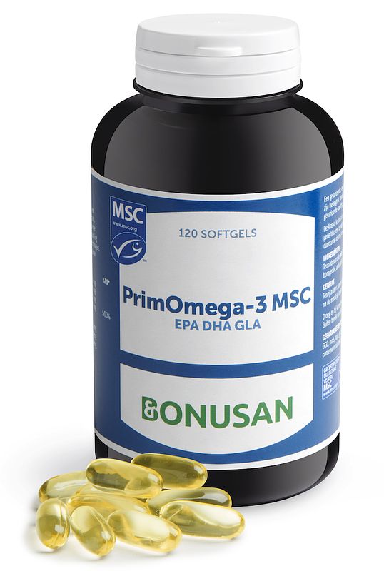 Foto van Bonusan primomega-3 msc softgels