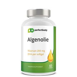 Foto van Perfectbody algenolie dha capsules - 60 softgels