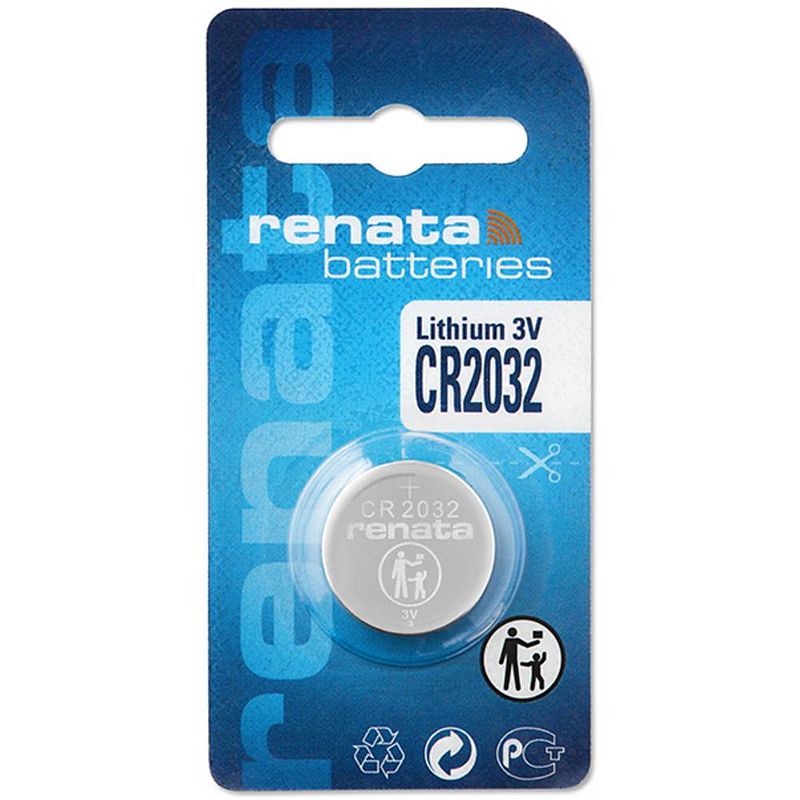 Foto van Cr2032 knoopcel lithium 3 v 225 mah renata cr2032 1 stuk(s)