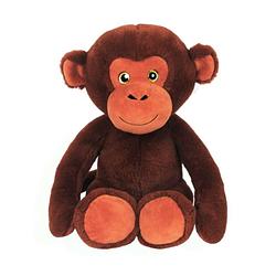 Foto van Pluche speelgoed knuffeldier chimpansee aap van 28 cm - knuffeldier