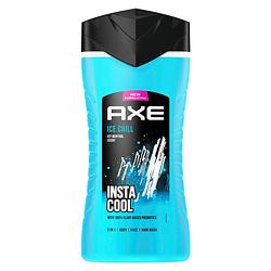 Foto van Axe douchegel - showergel & shampoo ice chill 3-in-1 400 ml - 12 stuks