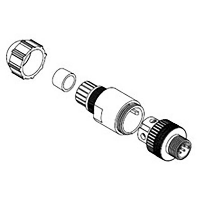 Foto van Molex 1200710039 sensor/actuator connector aantal polen: 4 stekker 1 stuk(s)