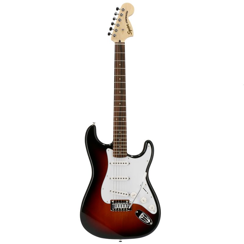 Foto van Squier affinity series stratocaster il 3-color sunburst elektrische gitaar