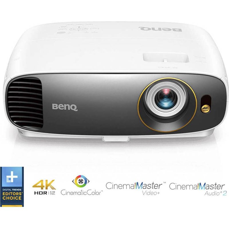 Foto van Benq beamer w1720 dlp helderheid: 2000 lm 3840 x 2160 uhd 10000 : 1 wit, grijs