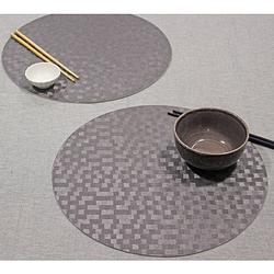 Foto van Wicotex-placemats dijon stone-rond-placemat easy to clean 12stuks