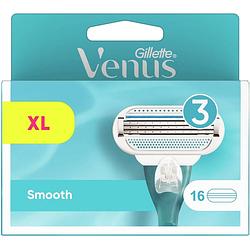 Foto van Gillette venus smooth scheermesjes voor vrouwen - 16 navulmesjes - voordeelverpakking (2x8 stuks)