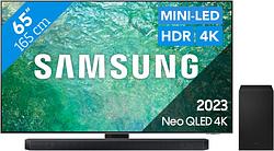 Foto van Samsung neo qled 65qn85c (2023) + soundbar