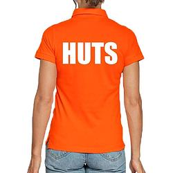 Foto van Koningsdag polo t-shirt oranje huts voor dames 2xl - feestshirts