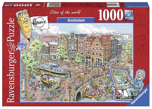 Foto van Fleroux amsterdam (1000 stukjes) - puzzel;puzzel (4005556191925)