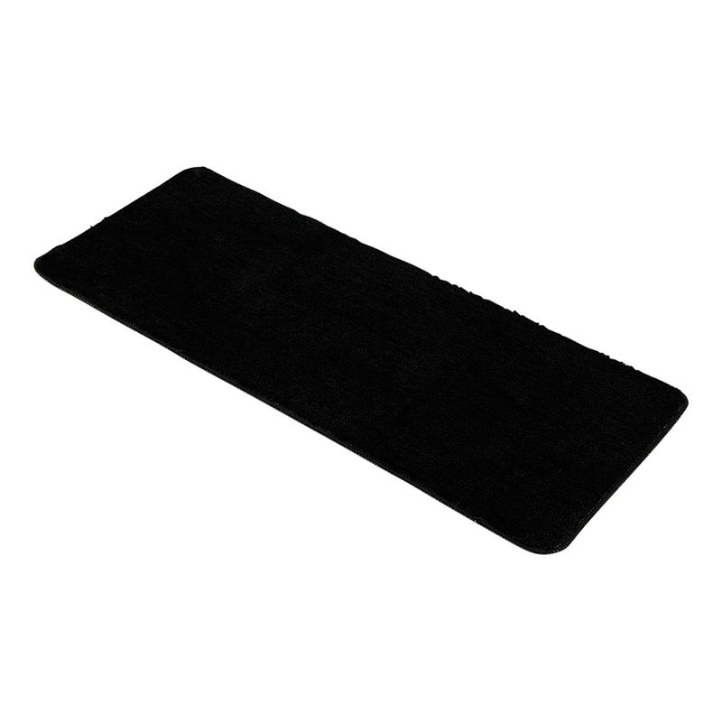 Foto van 4goodz anti-slip douchemat voor dubbele wasbak - 120x50 cm - zwart