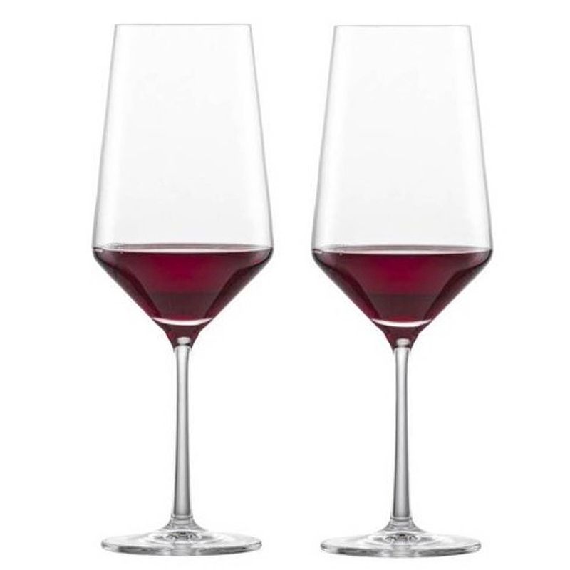 Foto van Schott zwiesel bordeauxglazen pure 680 ml - 2 stuks