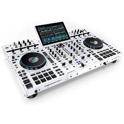 Foto van Denon dj prime4+ white edition 4-deck standalone dj-controller