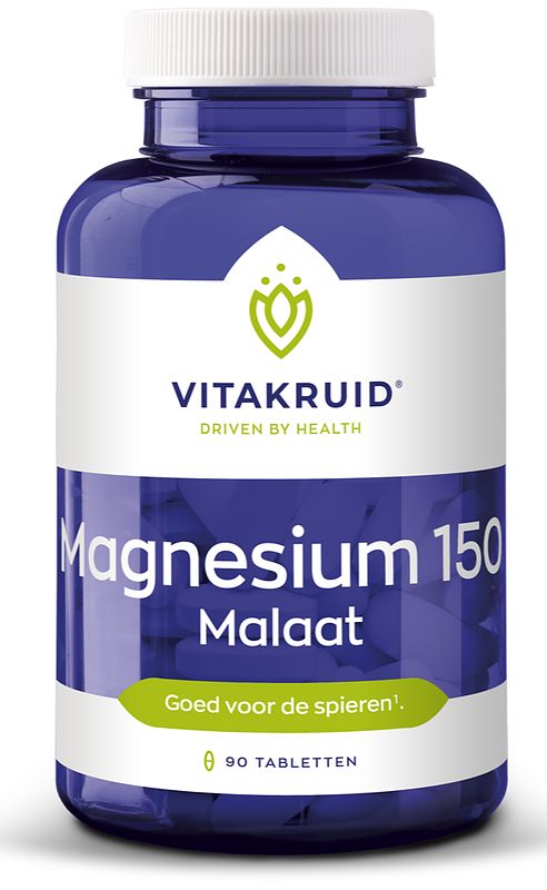Foto van Vitakruid magnesium 150 malaat tabletten