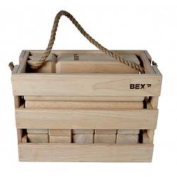 Foto van Bex kubb viking original rubberhout in houten kist
