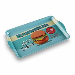 Foto van Dienblad versa hamburger plastic (30,5 x 3,5 x 48,5 cm)